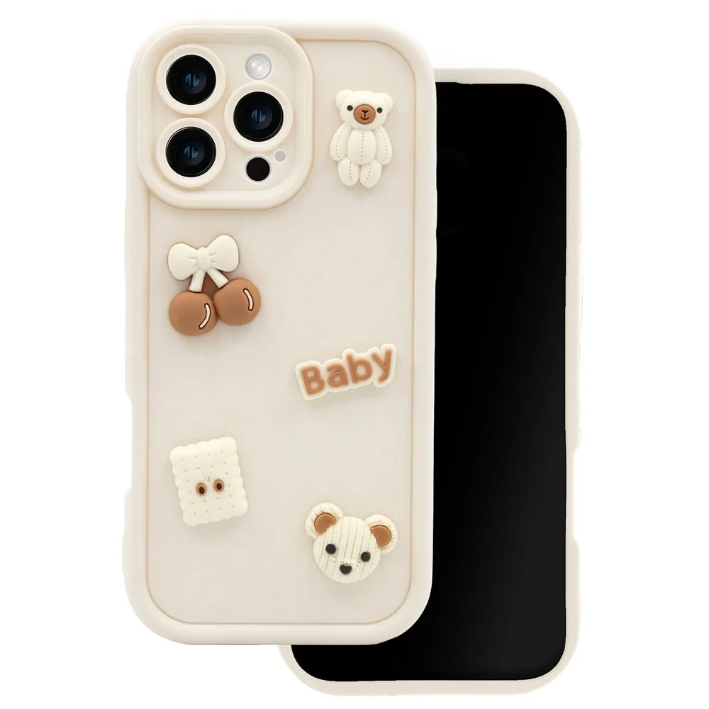 iPhone 12 TFO Ultra Trendy 3D Deksel – Beige Bear v:2277670 iPhone 12 TFO Ultra Trendy 3D Deksel – Beige Bear v:2277670
