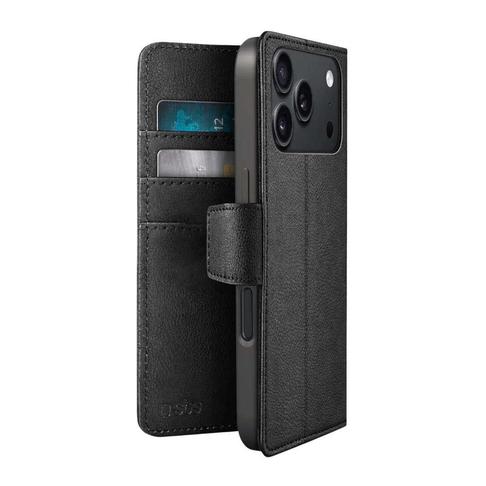 iPhone 18 Pro SBS Wallet Classic Flip Deksel – Svart v:3981663 iPhone 18 Pro SBS Wallet Classic Flip Deksel – Svart v:3981663