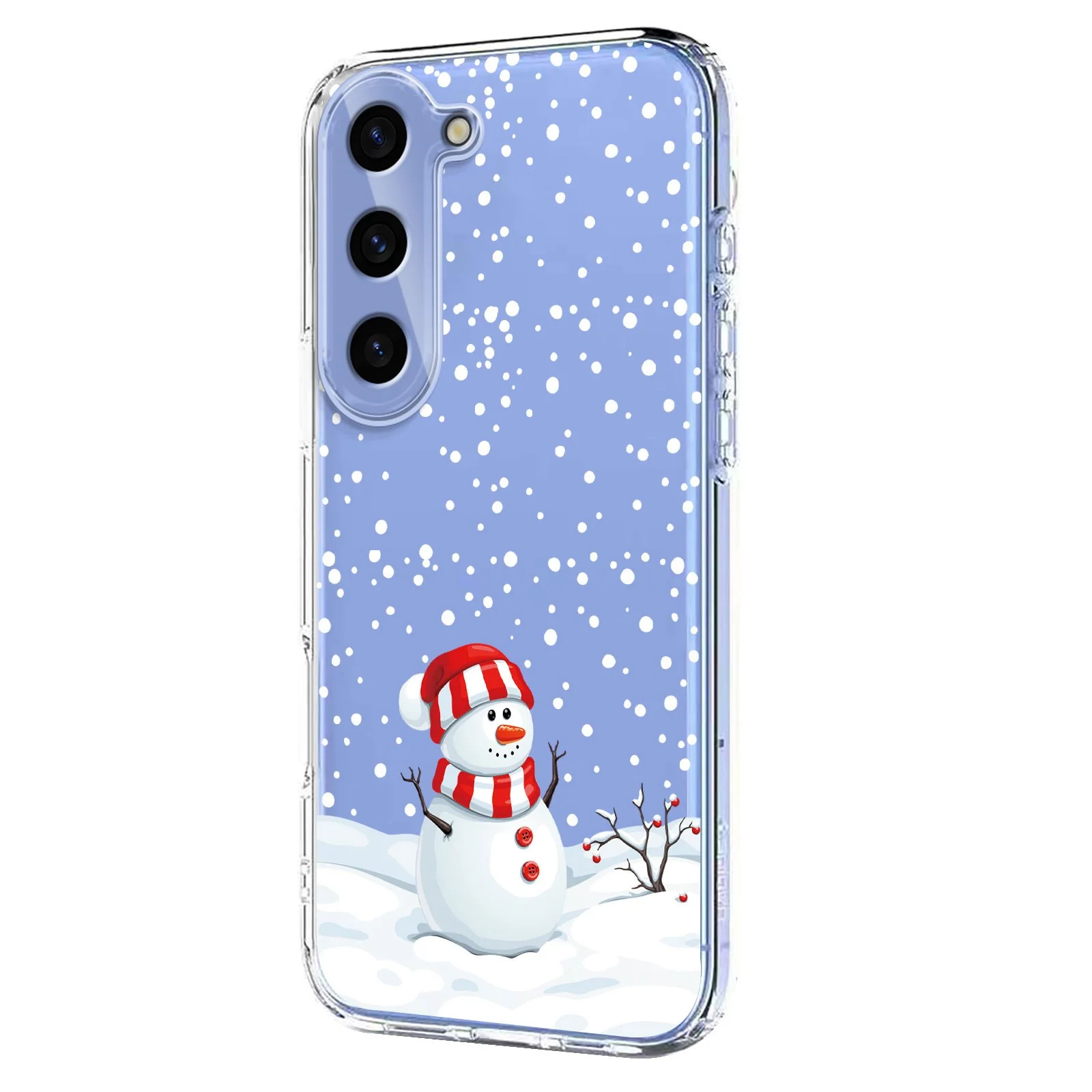 EIDERWOOD Samsung Galaxy S23 Fleksibelt Plast Juledeksel med Motiv - G v:1503032