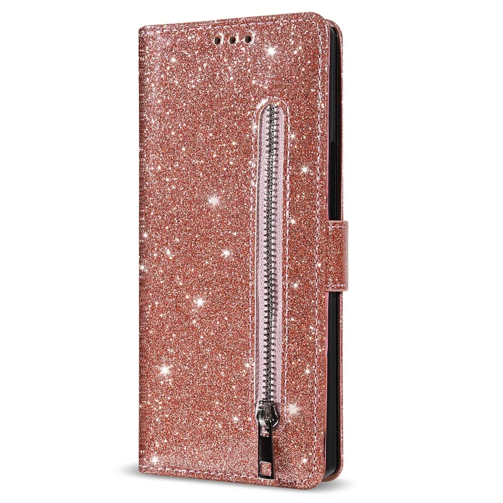 EIDERWOOD Samsung Galaxy Z Fold7 Glitter Flip Deksel m. Lommebok & Str v:3076382 EIDERWOOD Samsung Galaxy Z Fold7 Glitter Flip Deksel m. Lommebok & Str v:3076382