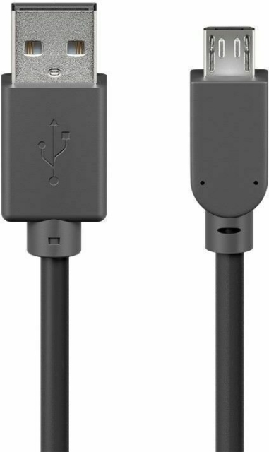 Cablexpert USB-A til Micro-B-kabel, 1,8 m, svart v:7124676