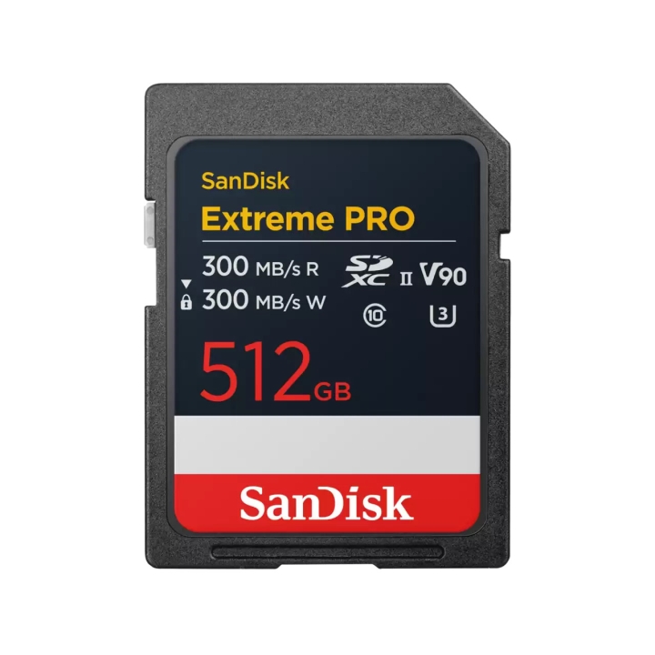 SanDisk SDXC Extreme Pro UHS-II 300 MB/s V90 512 GB v:1399062
