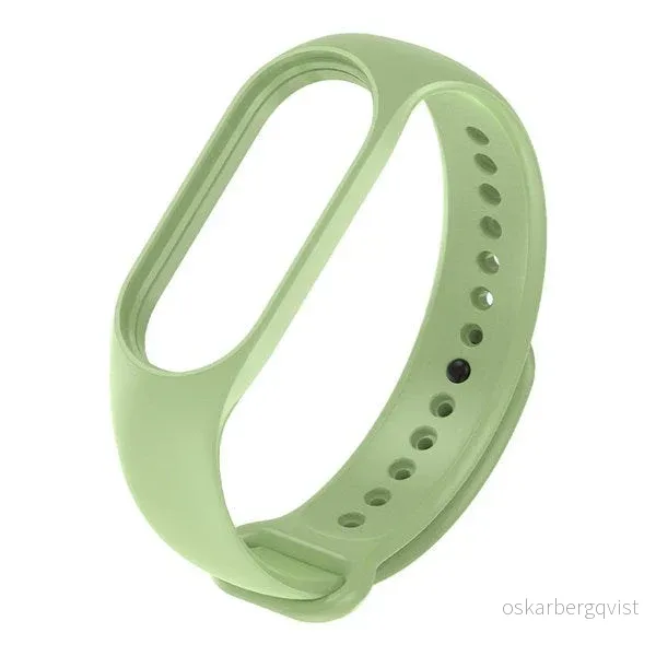 Silikonstropp til Xiaomi Mi Smart Band 7 - Grønn v:817322