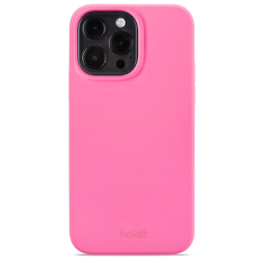 Holdit iPhone 14 Pro Max Soft Touch Silikon Deksel – Bright Pink v:3466796 Holdit iPhone 14 Pro Max Soft Touch Silikon Deksel – Bright Pink v:3466796