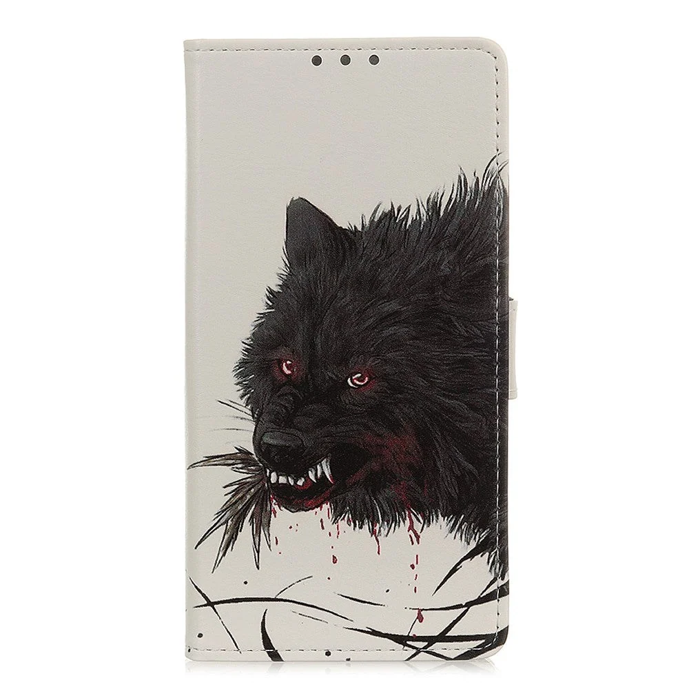 Alcatel 1S (2020) Skinndeksel med Lommebok Ulv v:5044670 Alcatel 1S (2020) Skinndeksel med Lommebok Ulv v:5044670
