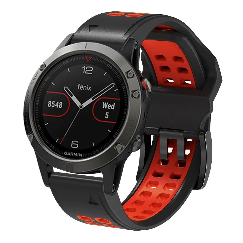 Garmin Universal Silikonstropp med Doble Dull (26mm QuickFit) – Svart v:6914928 Garmin Universal Silikonstropp med Doble Dull (26mm QuickFit) – Svart v:6914928