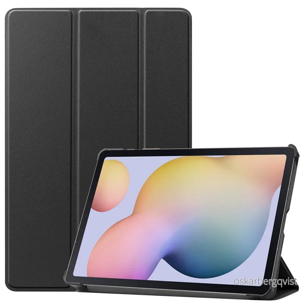 Samsung Galaxy Tab S8 / S7 Tri-fold Skinn Flip Deksel med Stylus Pen H v:9944960 Samsung Galaxy Tab S8 / S7 Tri-fold Skinn Flip Deksel med Stylus Pen H v:9944960