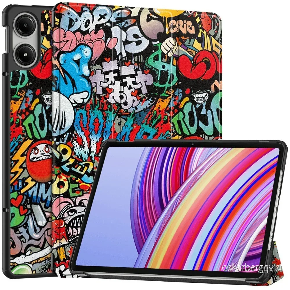 EDIERWOOD Xiaomi Redmi Pad Pro Tri-Fold Deksel i Kunstskinn med Sleep- v:6691498 EDIERWOOD Xiaomi Redmi Pad Pro Tri-Fold Deksel i Kunstskinn med Sleep- v:6691498