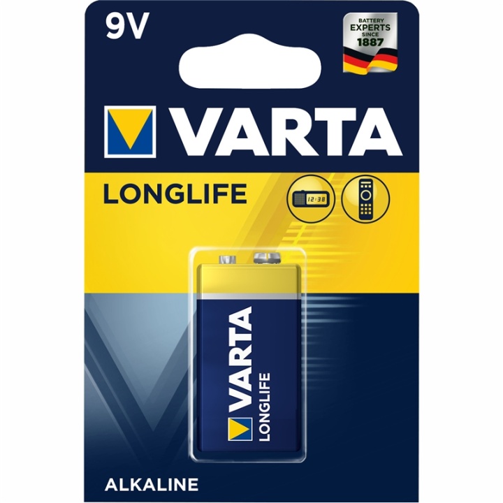 Varta Longlife 9V-batteri 1-pk v:2610068