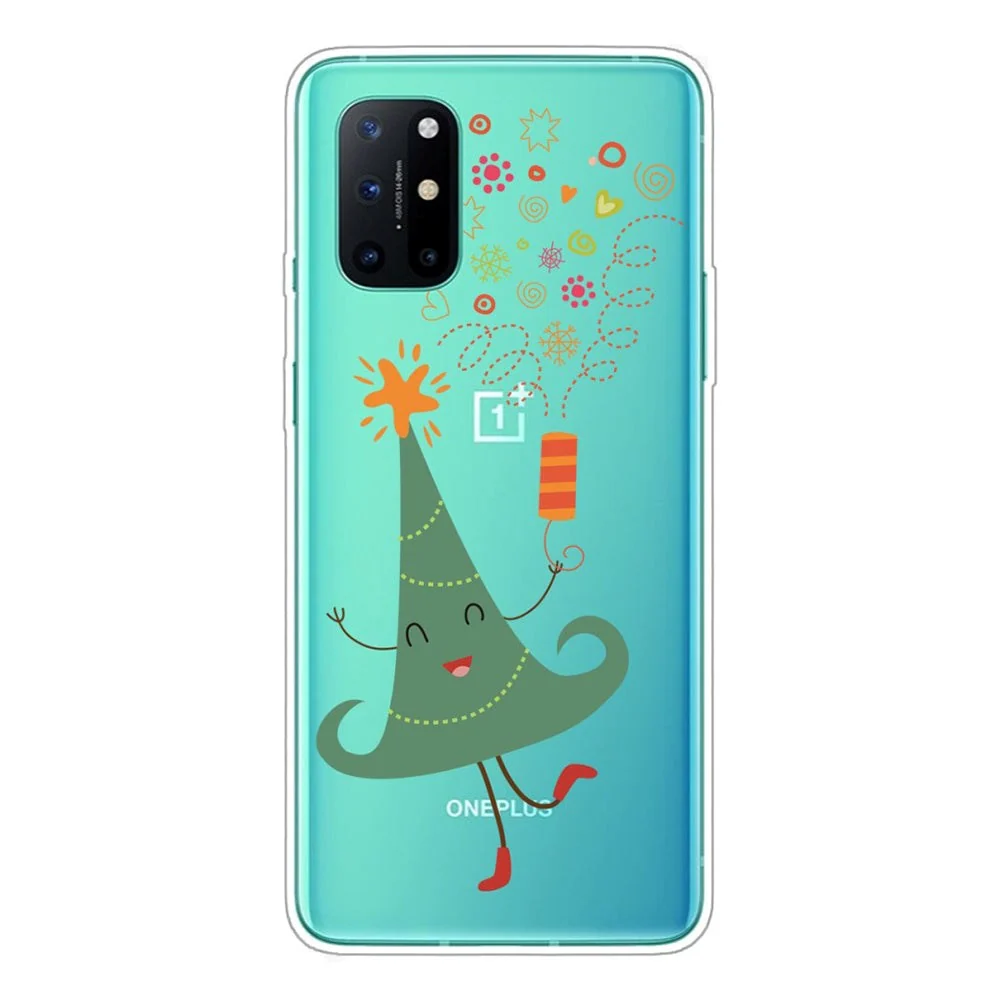 OnePlus 8T Fleksibelt Plast Jule Deksel – Juletre v:2531490 OnePlus 8T Fleksibelt Plast Jule Deksel – Juletre v:2531490