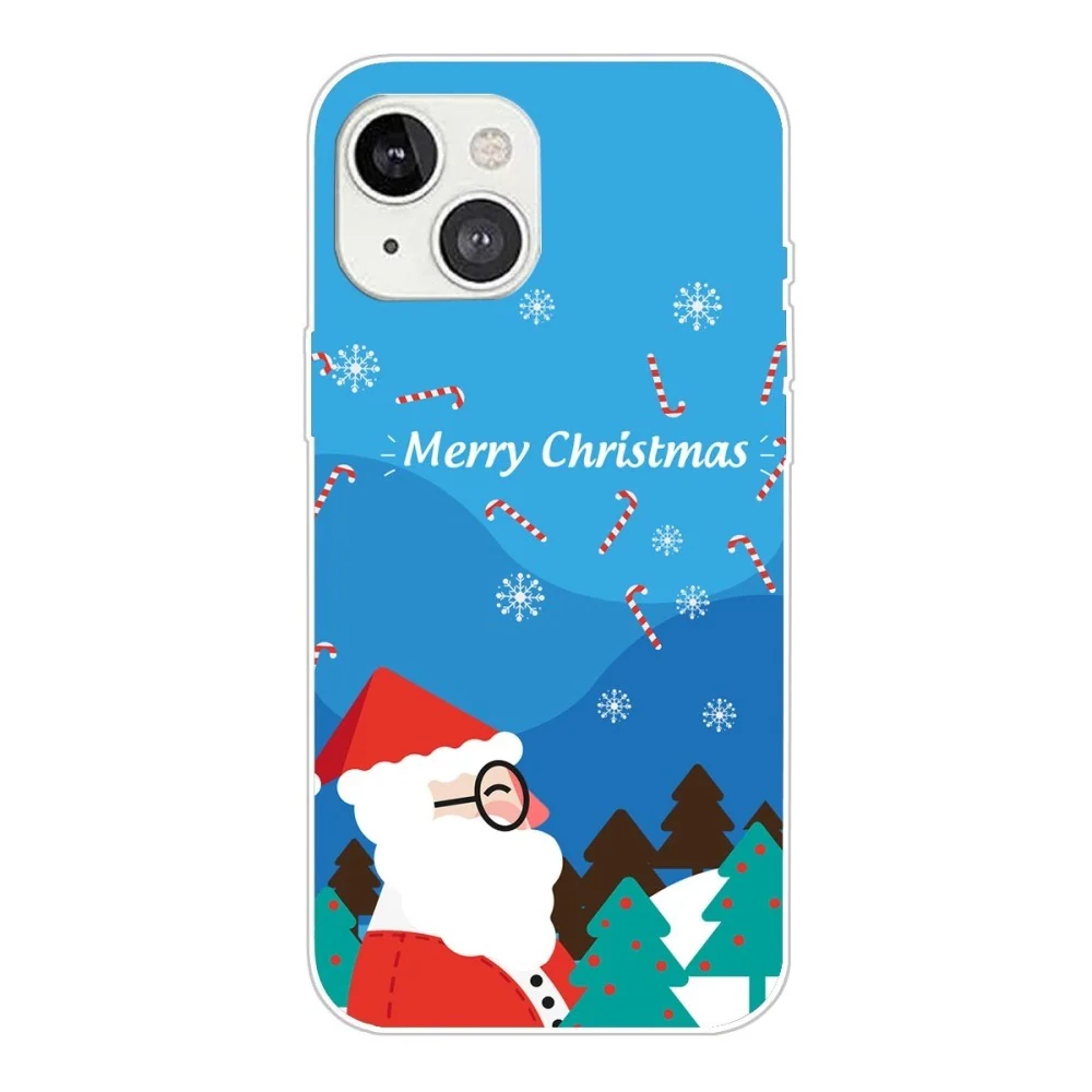 iPhone 14 TPU Plast Jul Deksel – Julenissen med Briller v:2176932 iPhone 14 TPU Plast Jul Deksel – Julenissen med Briller v:2176932
