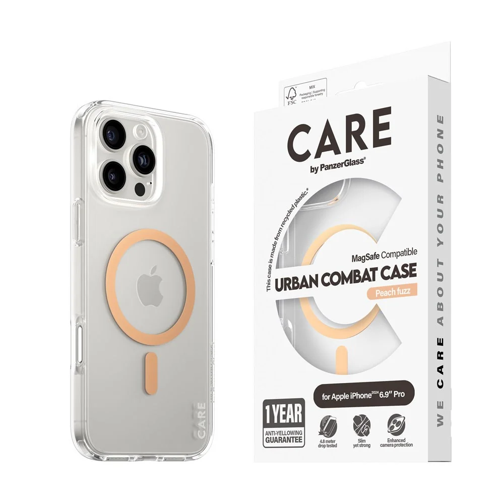 CARE by PanzerGlass iPhone 16 Pro Max FLAGSHIP Urban Combat-deksel – M v:6696555 CARE by PanzerGlass iPhone 16 Pro Max FLAGSHIP Urban Combat-deksel – M v:6696555