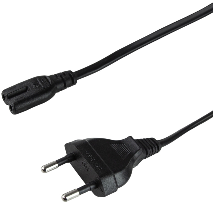 LogiLink Apparatkabel Euro till C7 5m Svart v:8350006