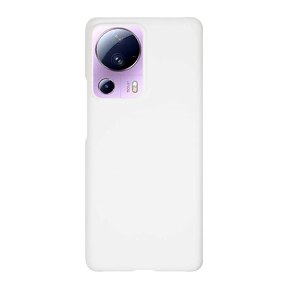 Xiaomi 13 Lite Hard Plast Deksel - Hvit v:2297302