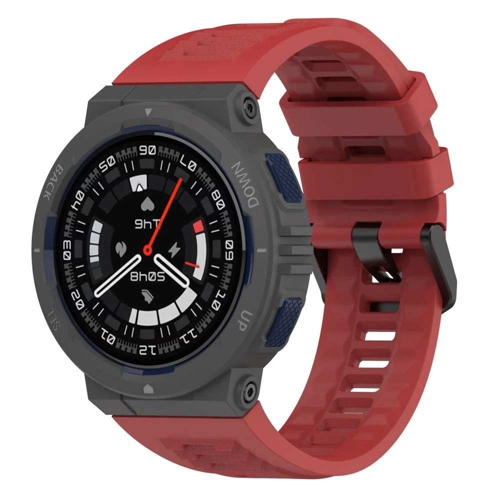 Amazfit Active Edge Silikonstropp inkl. Pin – Rød v:2611053 Amazfit Active Edge Silikonstropp inkl. Pin – Rød v:2611053