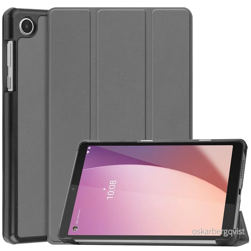 EIDERWOOD Lenovo Tab M8 (4. Gen.) Tri-Fold Kunstskinn Flip Deksel – Gr v:6556452 EIDERWOOD Lenovo Tab M8 (4. Gen.) Tri-Fold Kunstskinn Flip Deksel – Gr v:6556452