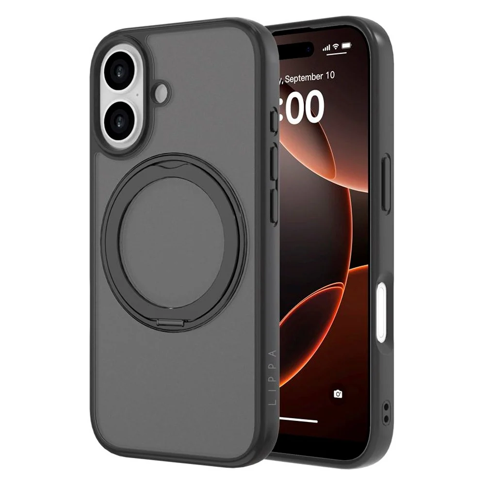iPhone 17 Lippa Hybrid Plast Deksel m. 360 Roterende Kickstand – MagSa v:6631784 iPhone 17 Lippa Hybrid Plast Deksel m. 360 Roterende Kickstand – MagSa v:6631784