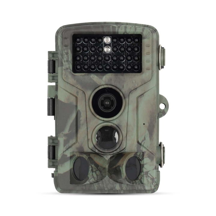 Nedis Wildlife Camera | 4K@10fps | 50 MPixel | 5 MPixel CMOS | IP65 | Black No-Glow IR | Night vision | Viewing angle: 60 ° | Motion sensor | Detection angle: 130 ° | Detection range: 20 m | Display size: 2.40 | LCD Screen | Brown / Green v:3510388