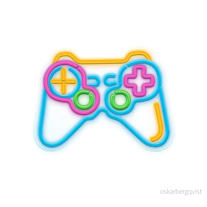 NEOLIA Neon LED-skilt – Gamepad, flerfarget, dimbar v:8891280 NEOLIA Neon LED-skilt – Gamepad, flerfarget, dimbar v:8891280