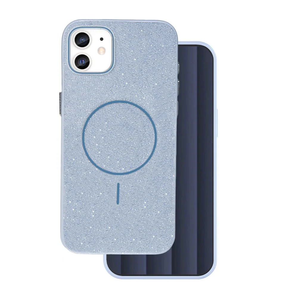 iPhone 11 Glitter Thin Deksel – MagSafe Kompatibel – Lys Blå v:2109236 iPhone 11 Glitter Thin Deksel – MagSafe Kompatibel – Lys Blå v:2109236
