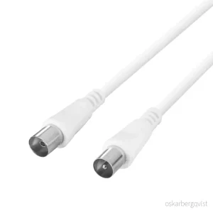DELTACO Antennekabel 75 Ohm forniklede kontakter 10 m v:7750454 DELTACO Antennekabel 75 Ohm forniklede kontakter 10 m v:7750454