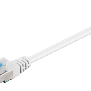 Goobay Kretskabel CAT 6A, S/FTP (PiMF), hvit, 7,5 m kobberleder (CU), halogenfri kabelmantel (LSZH) v:5742347 Goobay Kretskabel CAT 6A, S/FTP (PiMF), hvit, 7,5 m kobberleder (CU), halogenfri kabelmantel (LSZH) v:5742347