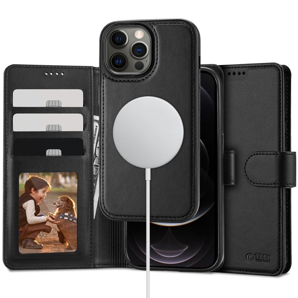iPhone 12 / 12 Pro Tech-Protect 2-i-1 Skinndeksel med Lommebok – MagSa v:8643676 iPhone 12 / 12 Pro Tech-Protect 2-i-1 Skinndeksel med Lommebok – MagSa v:8643676