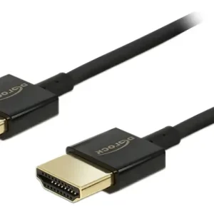 DeLOCK Kabel høyhastighets HDMI Ethernet-HDMI-A hann>HDMI-A hann, 2 m v:9317233