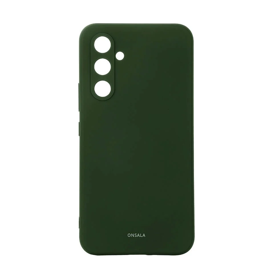 Onsala Samsung Galaxy A55 (5G) Silikon Touch Deksel – Olive Green v:9863720 Onsala Samsung Galaxy A55 (5G) Silikon Touch Deksel – Olive Green v:9863720