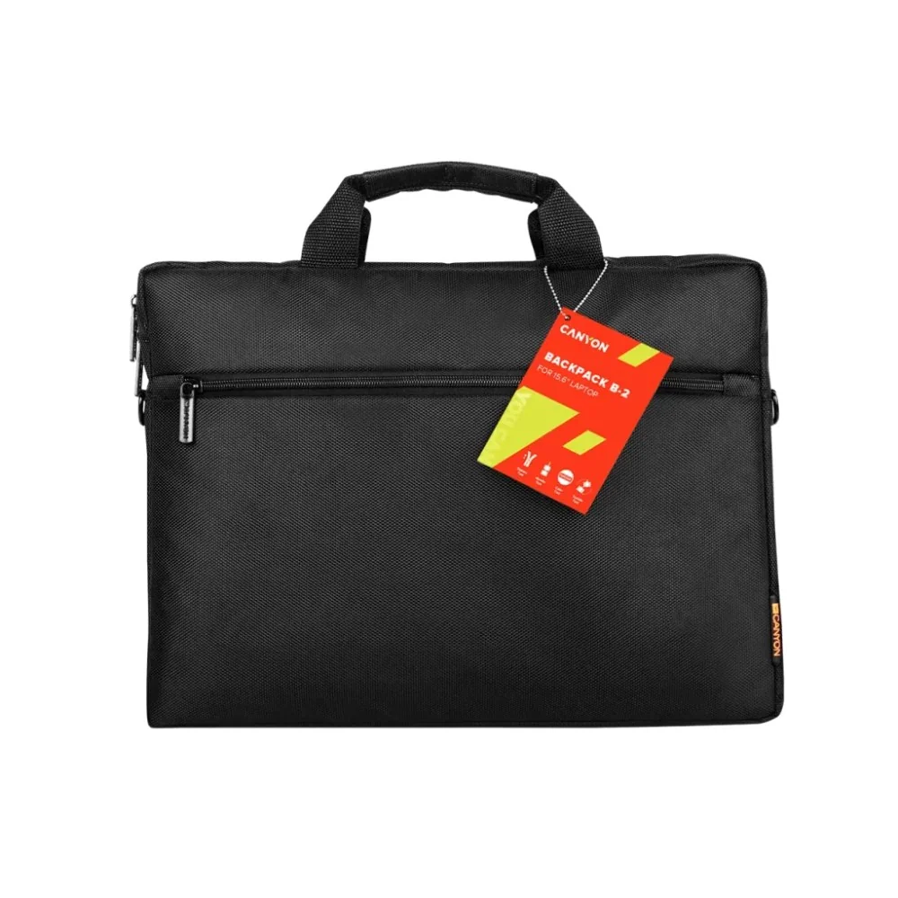 Laptop / Macbook Veske med Håndtak 15.6" Canyon B-2 Casual – Svart v:3002479 Laptop / Macbook Veske med Håndtak 15.6" Canyon B-2 Casual – Svart v:3002479