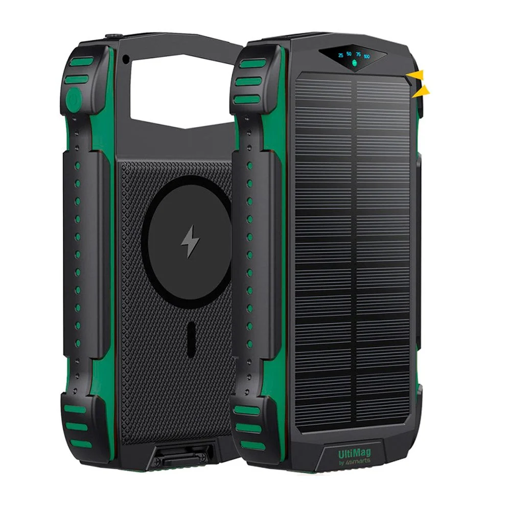 4smarts Titanpack UltiMag 20W Powerbank 20.000 mAh m. Solcelle – USB-C v:4185832 4smarts Titanpack UltiMag 20W Powerbank 20.000 mAh m. Solcelle – USB-C v:4185832