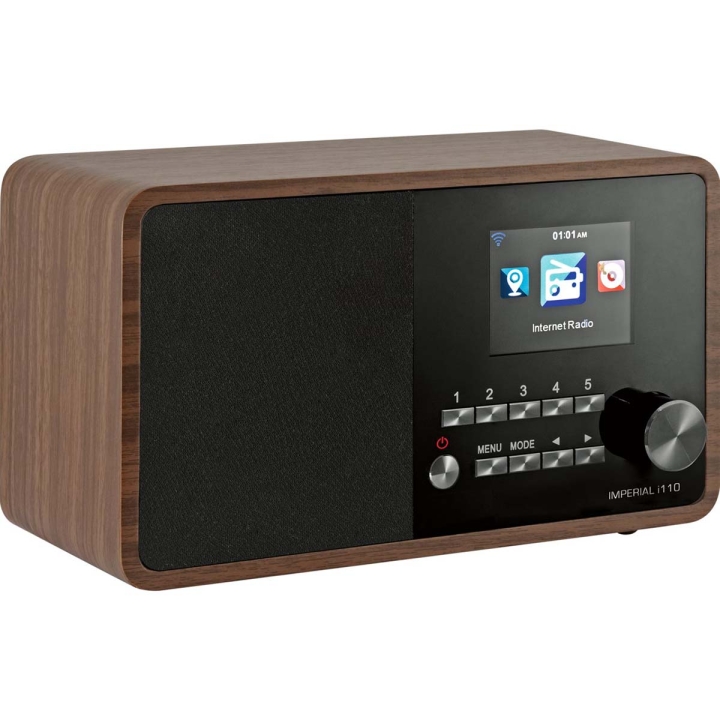 imperial i110 (V2) Wi-Fi Internett-radio med mediespillerfunksjon og Bluetooth® – Wood Look v:2943480 imperial i110 (V2) Wi-Fi Internett-radio med mediespillerfunksjon og Bluetooth® – Wood Look v:2943480
