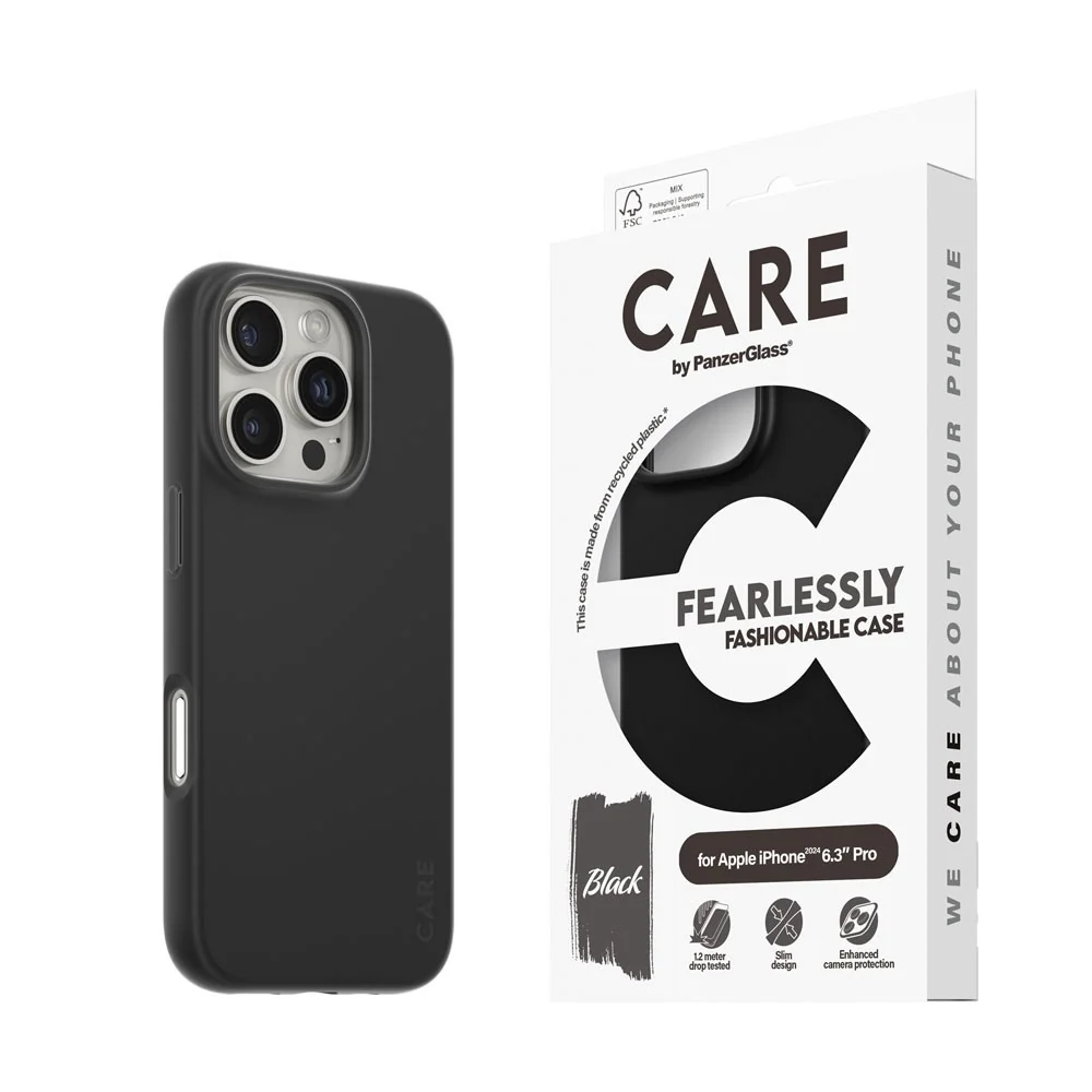 CARE by PanzerGlass iPhone 16 Pro FASHION Fearlessly Fashionable Dekse v:4175491 CARE by PanzerGlass iPhone 16 Pro FASHION Fearlessly Fashionable Dekse v:4175491