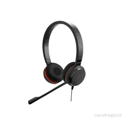 Jabra Evolve 30 II Hodesett Hodebøyle 3,5 mm jack Svart v:6304653 Jabra Evolve 30 II Hodesett Hodebøyle 3,5 mm jack Svart v:6304653