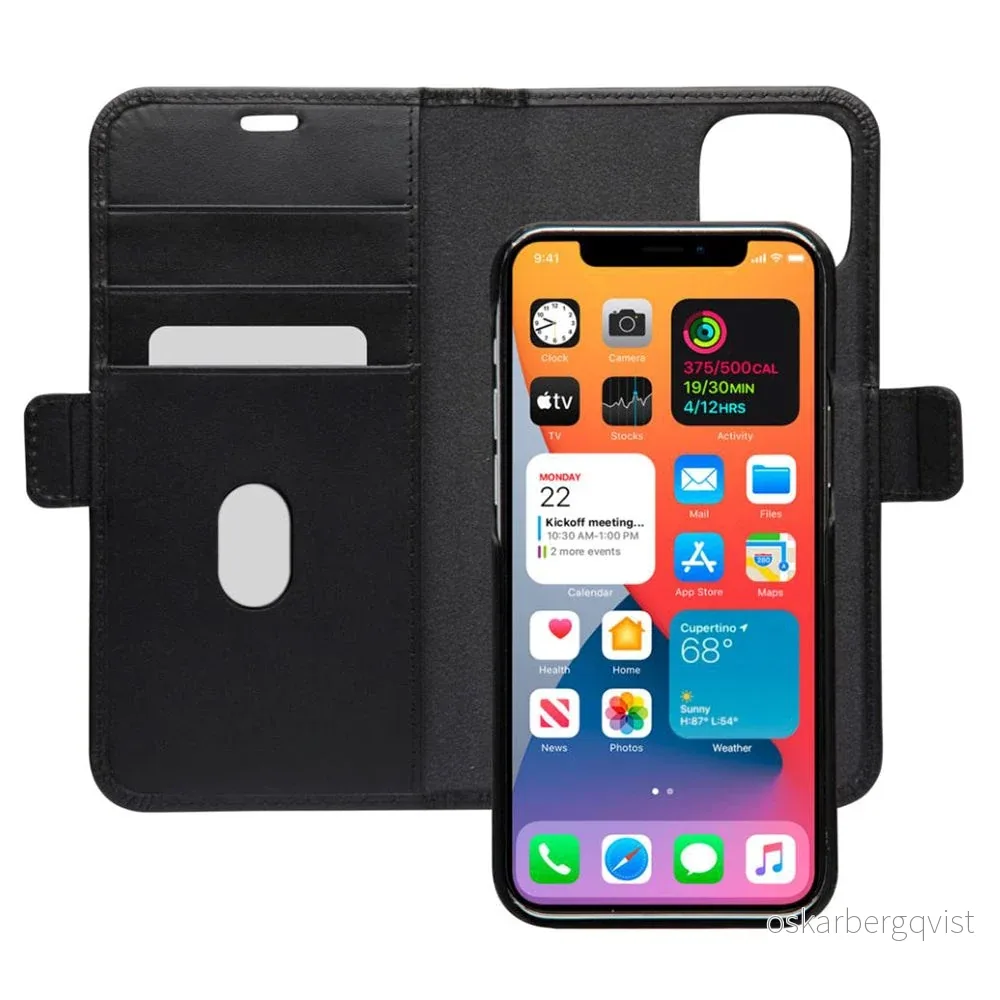 iPhone 12 Pro Max dbramante1928 Lynge Ekte Skinn Magnetisk Deksel med v:369451 iPhone 12 Pro Max dbramante1928 Lynge Ekte Skinn Magnetisk Deksel med v:369451