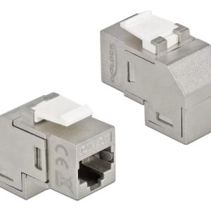 DeLOCK Keystone Module RJ45 jack to RJ45 jack Cat.6A 90° angled v:3663215 DeLOCK Keystone Module RJ45 jack to RJ45 jack Cat.6A 90° angled v:3663215