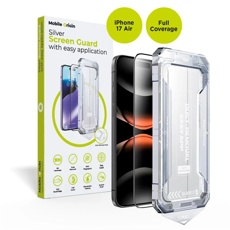 iPhone Air Mobile Origin Screen Guard Skjermbeskytterglass med Easy Ap v:2177362
