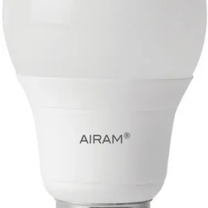 Airam LED frosted pære, E27, 2800 K, 470 lm, opal v:3627576