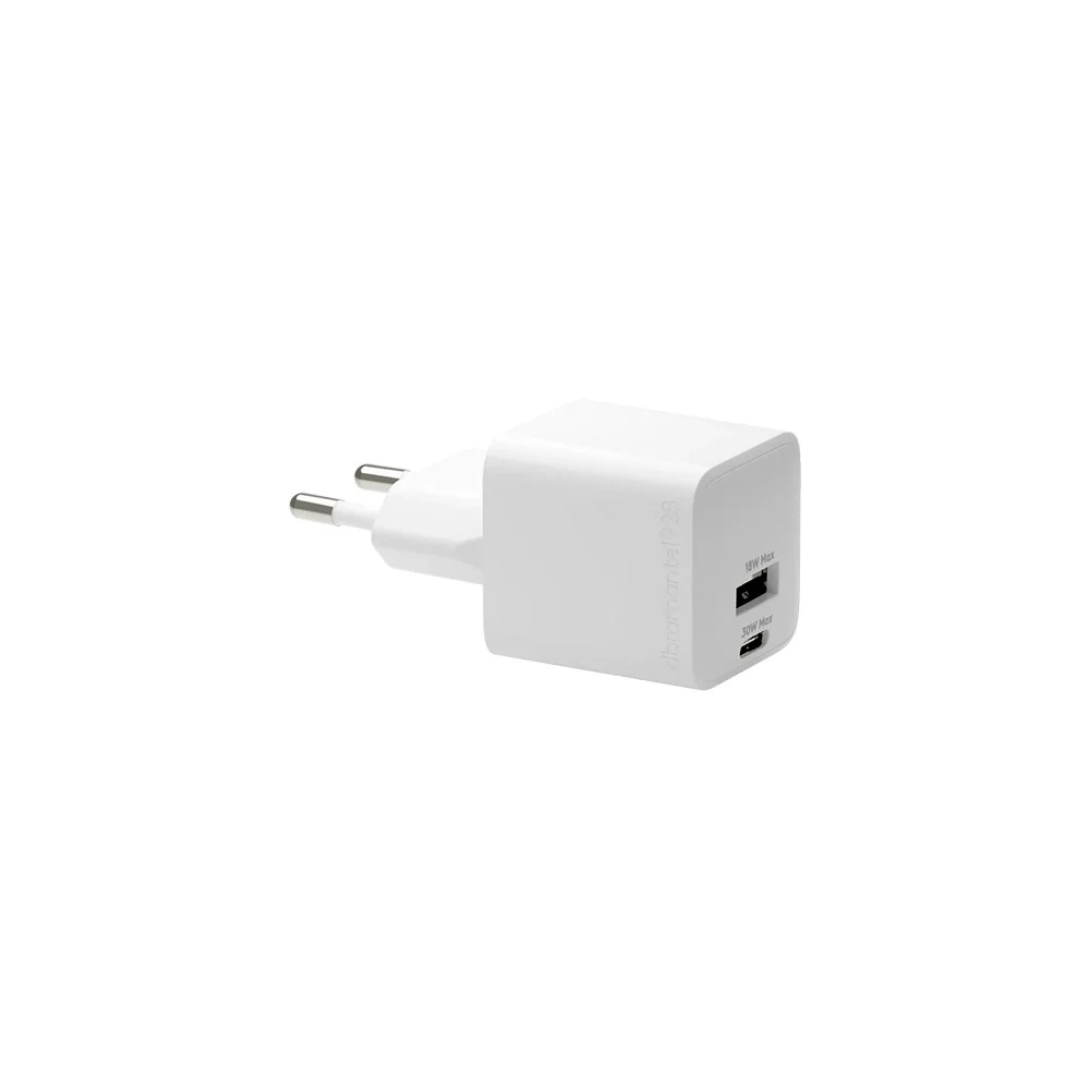 dbramante1928 EU Vegglader – 1 x USB-C 30W/1 x USB-A 18W – Hvit v:1035261 dbramante1928 EU Vegglader – 1 x USB-C 30W/1 x USB-A 18W – Hvit v:1035261