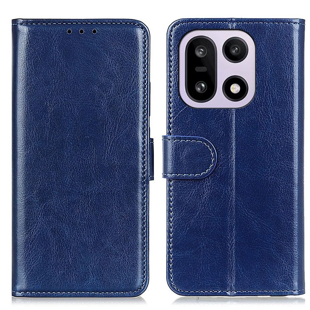OnePlus 15 EIDERWOOD Kunstlær Flip Deksel m. Kortholder - Blå v:9200787