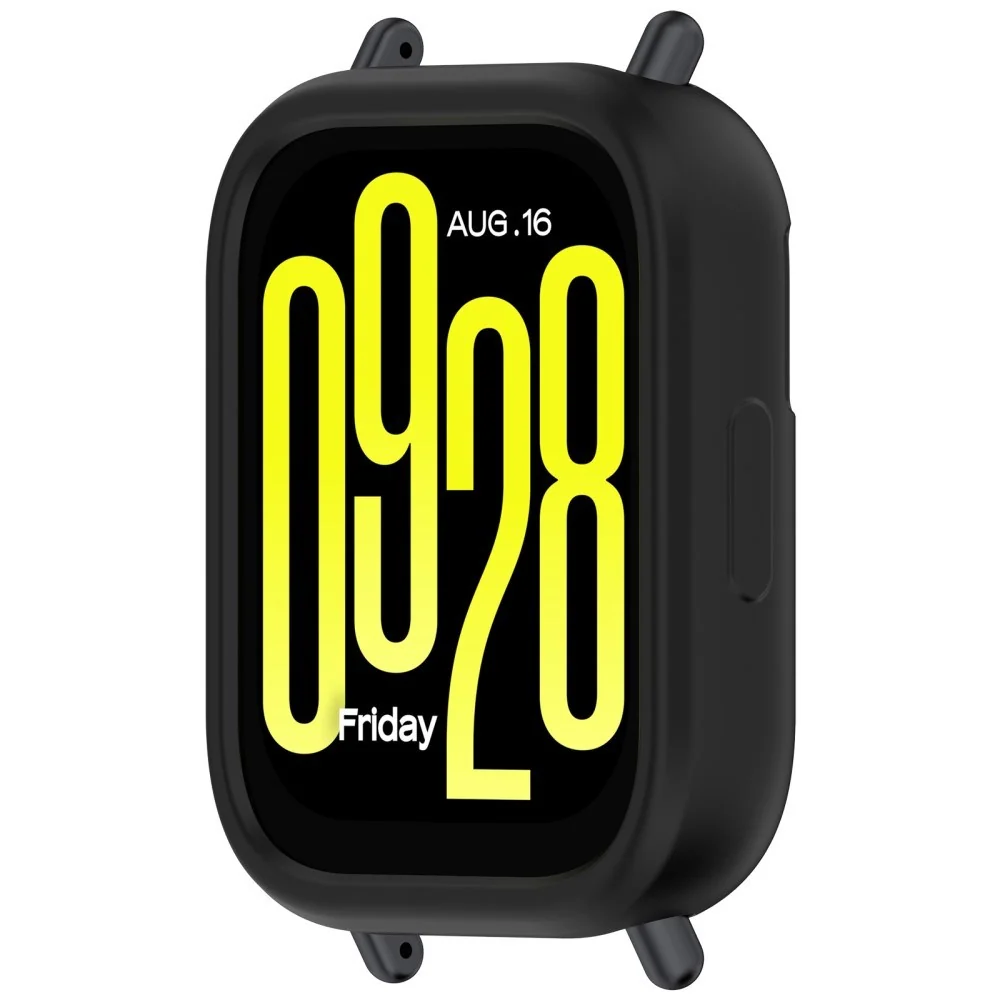 Xiaomi Redmi Watch 5 Active Bumper Silikon Deksel – Svart v:7583967 Xiaomi Redmi Watch 5 Active Bumper Silikon Deksel – Svart v:7583967
