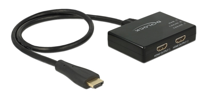 Delock HDMI Splitter 1 x HDMI inn > 2 x HDMI ut 4K v:1494149