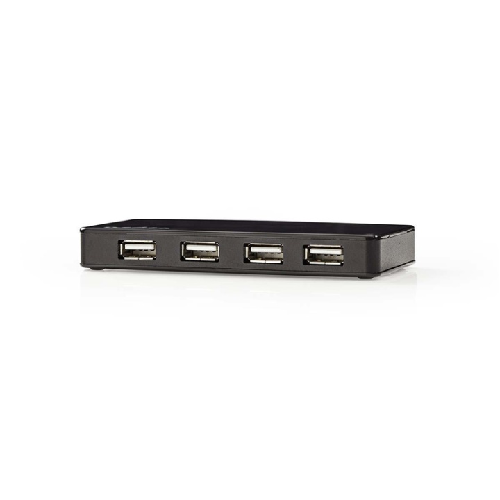Nedis USB-hub | USB-A Male | USB-A Female | 7 port(s) | USB 2.0 | Nettstrøm drevet / USB-Strøm | 7x USB v:8767795