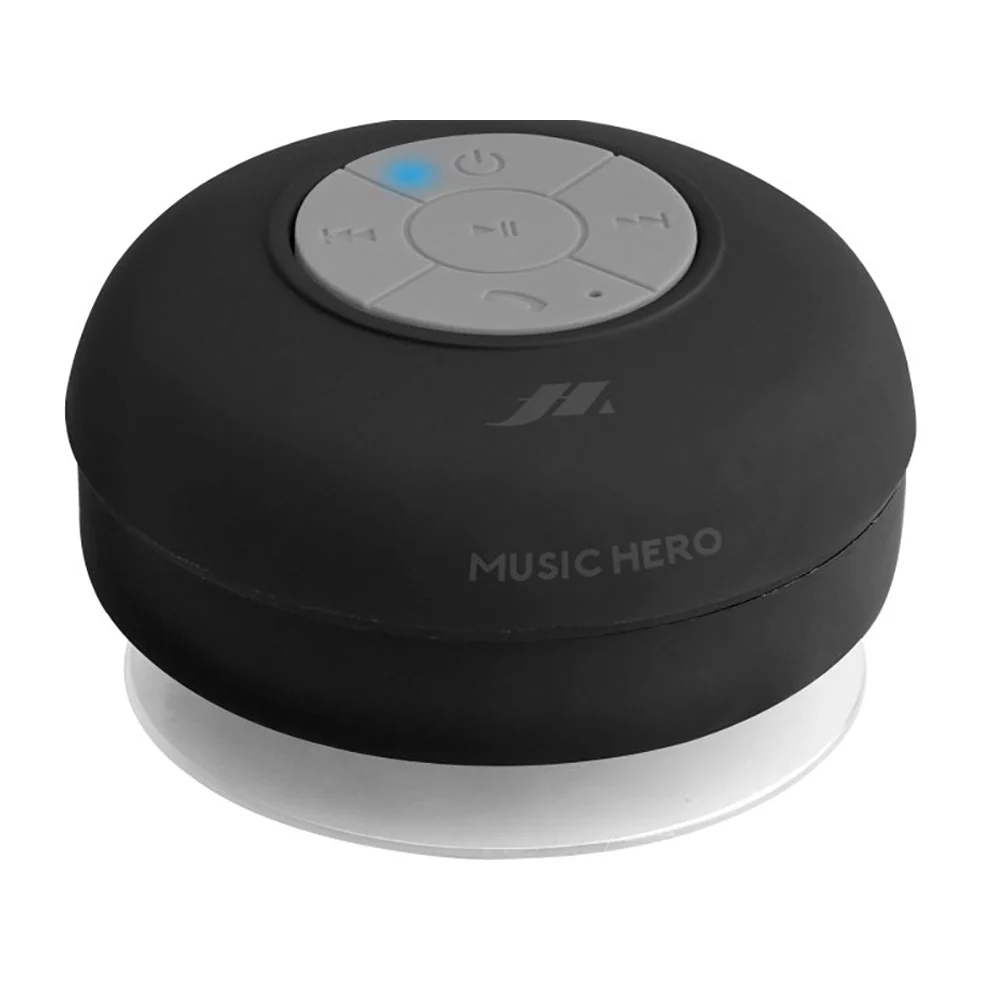 Music Hero Bluetooth-Høyttaler med Sugekopp – Svart v:917651 Music Hero Bluetooth-Høyttaler med Sugekopp – Svart v:917651