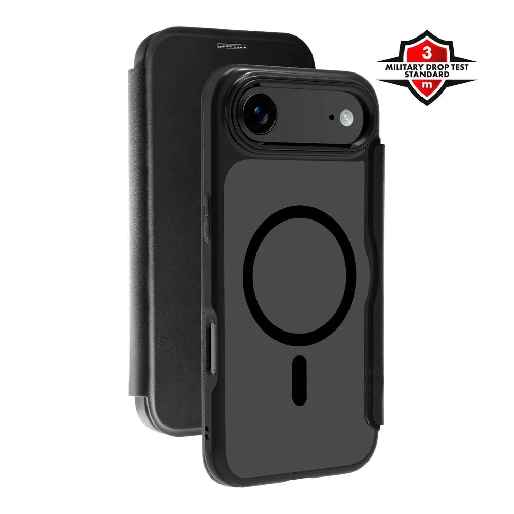 X2O iPhone Air Mag Wallet Flip Deksel med Kortholder – Svart v:9357288 X2O iPhone Air Mag Wallet Flip Deksel med Kortholder – Svart v:9357288