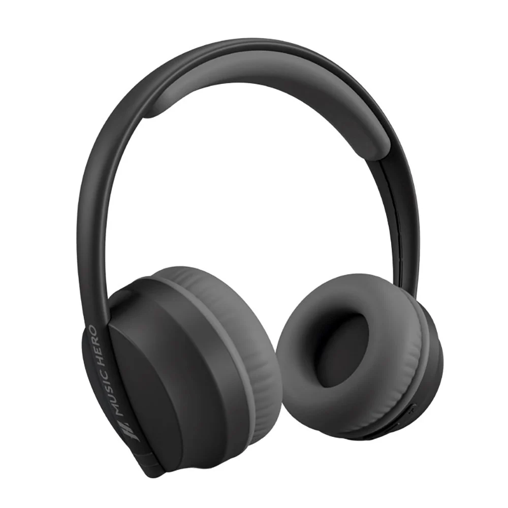 MUSIC HERO Floxy 2.0 Trådløse Bluetooth On-Ear Hodetelefoner – Svart v:5118346 MUSIC HERO Floxy 2.0 Trådløse Bluetooth On-Ear Hodetelefoner – Svart v:5118346