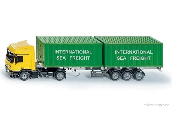 Lastebil med container 1:50 v:4885385