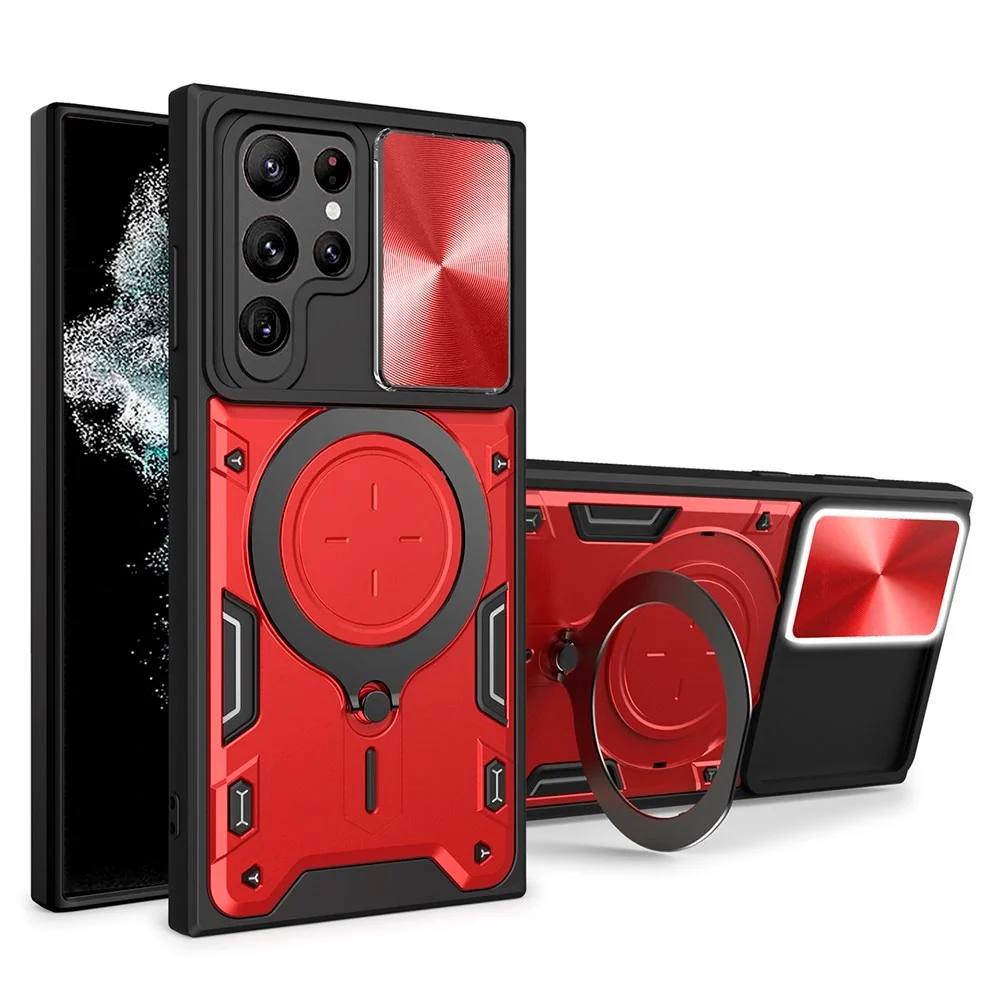 EIDERWOOD Samsung Galaxy S22 Ultra Håndverker Deksel m. Kickstand & Ca v:9152104