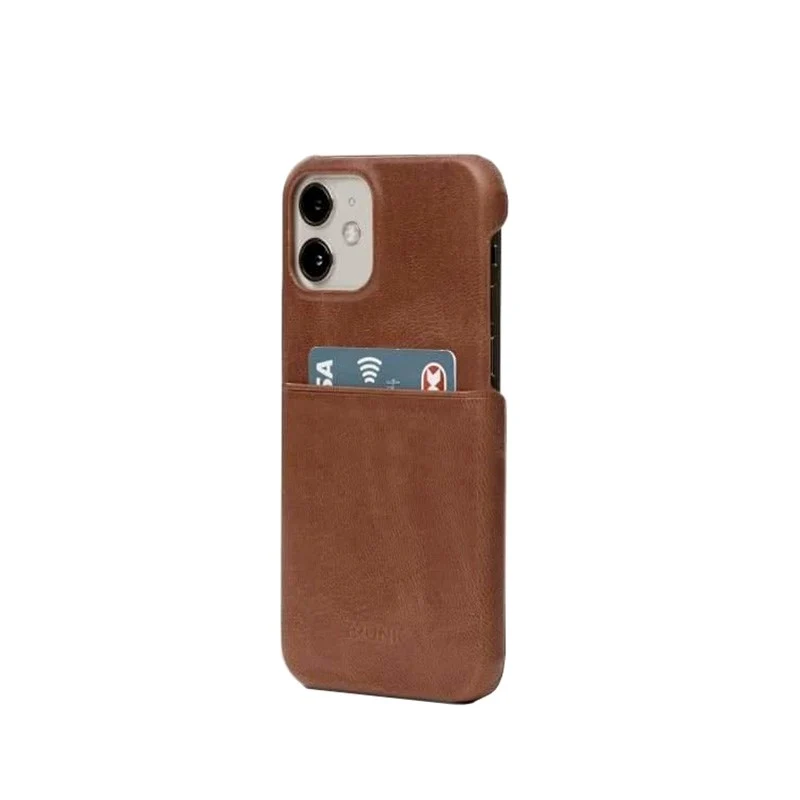Trunk iPhone 11 Pro / XS / X Ekte Skinn Deksel med Kortlomme – Brun v:8577951 Trunk iPhone 11 Pro / XS / X Ekte Skinn Deksel med Kortlomme – Brun v:8577951