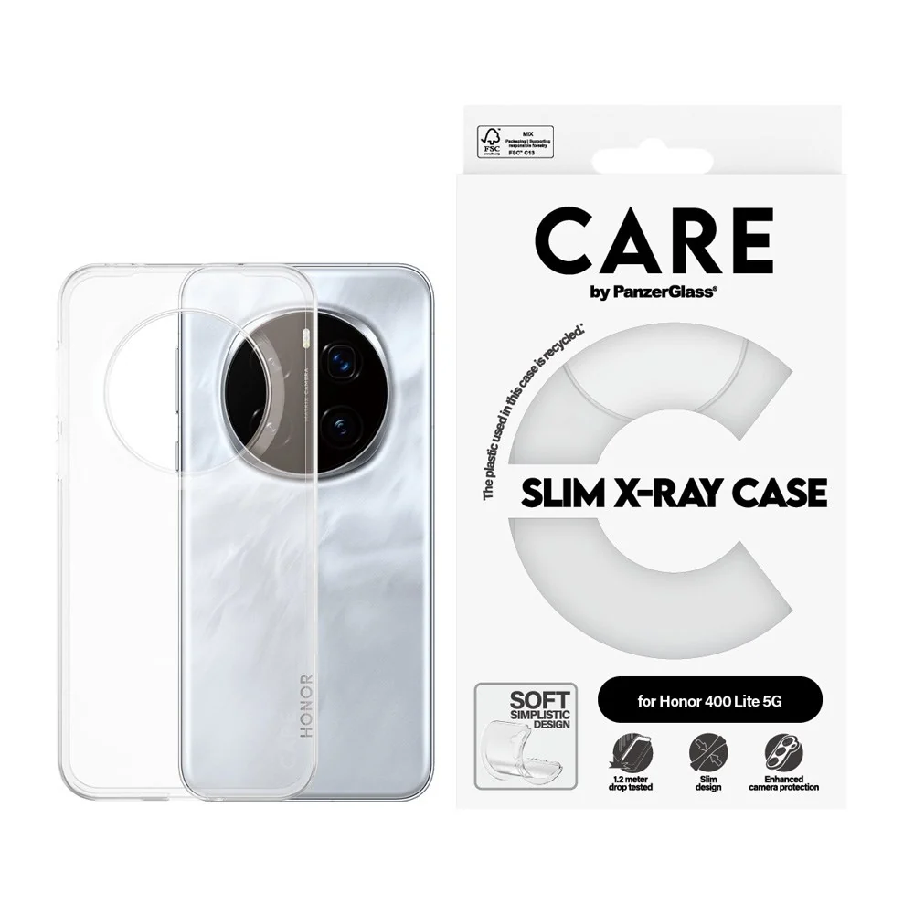 CARE by PanzerGlass Honor 400 Lite Fashionable Transparent X-Ray Soft v:7935652 CARE by PanzerGlass Honor 400 Lite Fashionable Transparent X-Ray Soft v:7935652